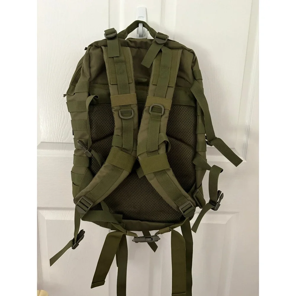 New! Ciana Men Backpack Military Tactical 40L Olive Green MOLLE Hiking School